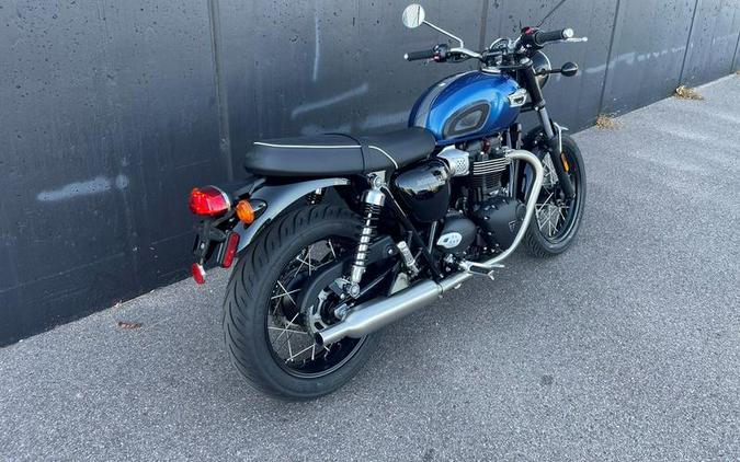 2023 Triumph Bonneville T100 Chrome Edition Cobalt Blue