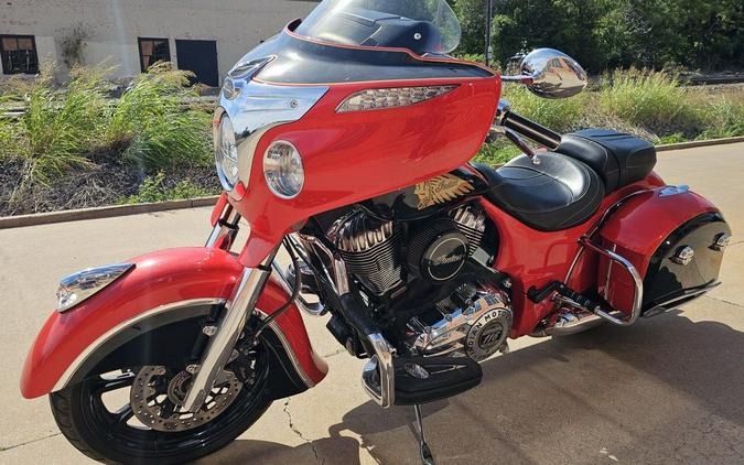 2017 Indian Motorcycle® Chieftain® Limited Wildfire Red over Thunder Black