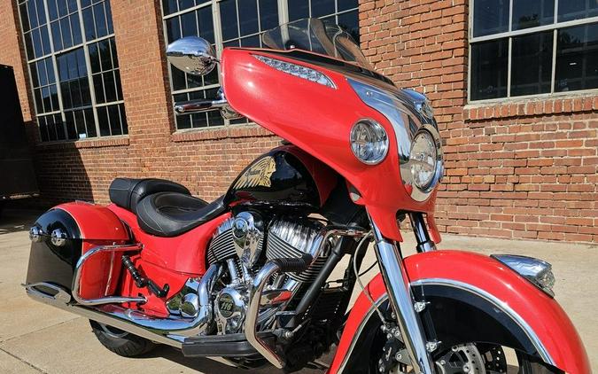 2017 Indian Motorcycle® Chieftain® Limited Wildfire Red over Thunder Black