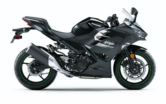 2022 Kawasaki Ninja® 400 Metallic Carbon Gray/Metallic Flat Spark Black