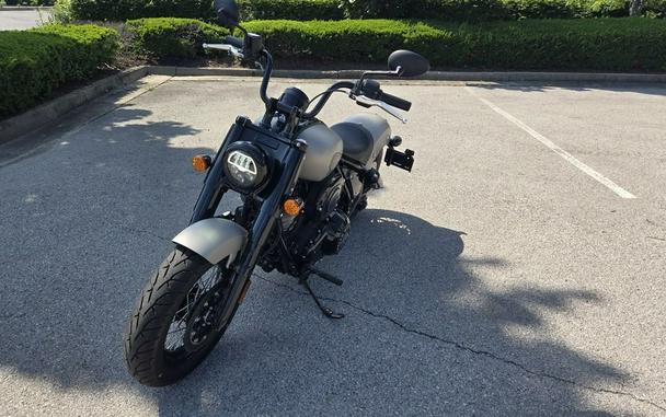 2023 Indian Motorcycle® Chief® Bobber Dark Horse® Silver Quartz Smoke