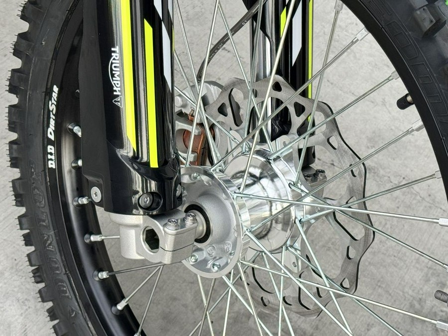 2026 Triumph TF 450-C Jet black/ Pure white