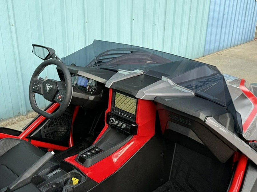 2026 Polaris Slingshot R AutoDrive Radiant Gray with Indy Red Pearl