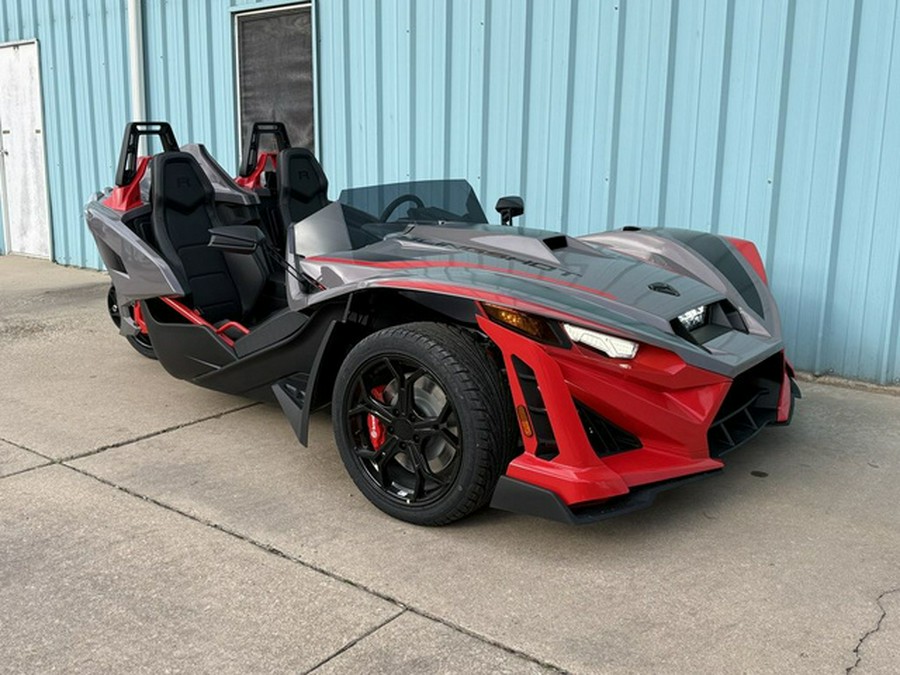 2026 Polaris Slingshot R AutoDrive Radiant Gray with Indy Red Pearl