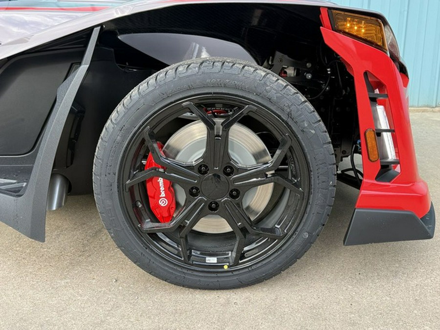 2026 Polaris Slingshot R AutoDrive Radiant Gray with Indy Red Pearl