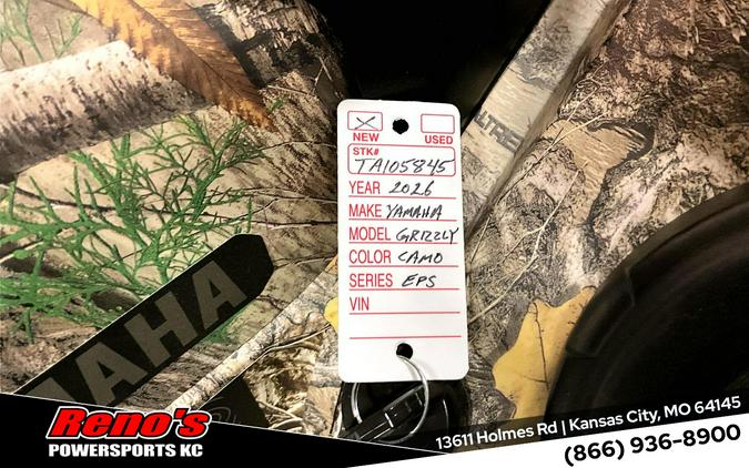 2026 Yamaha GRIZZLY EPS Camo