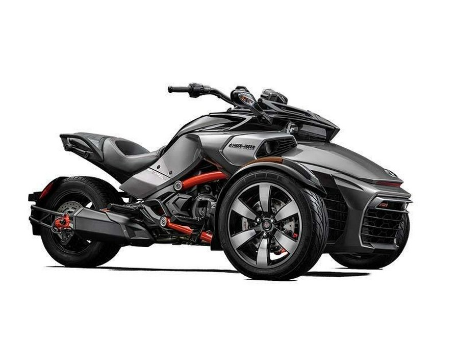 2015 Can-Am® Spyder® F3-S SE6 Pure Magnesium Metallic / Steel Black Metallic