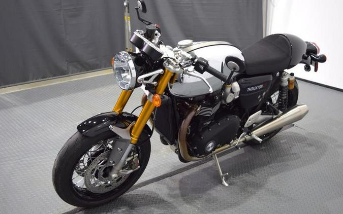 2023 Triumph Thruxton RS Jet Black / Silver Ice