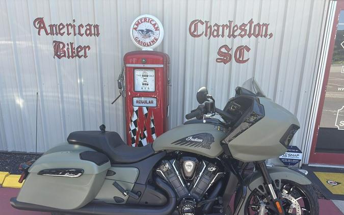 2025 Challenger® Dark Horse® w/PowerBand Audio Moss Green Smoke - Indian Motorcycle