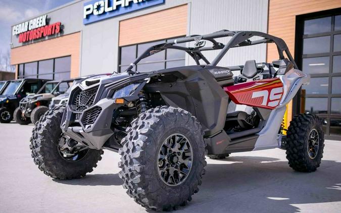 2024 Can-Am® Maverick X3 DS Turbo Fiery Red & Hyper Silver