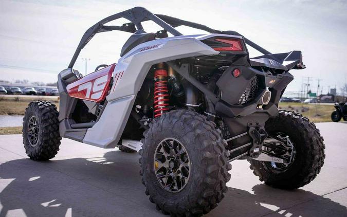 2024 Can-Am® Maverick X3 DS Turbo Fiery Red & Hyper Silver