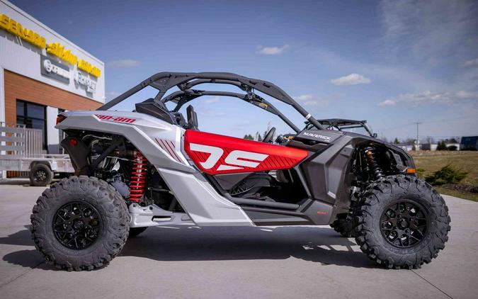 2024 Can-Am® Maverick X3 DS Turbo Fiery Red & Hyper Silver