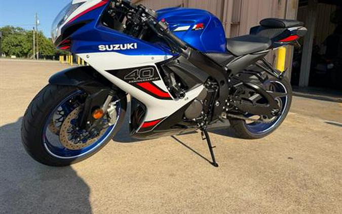 2026 Suzuki GSX-R600Z 40th Anniversary Edition