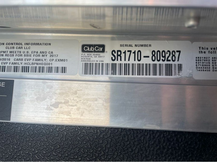 2017 Club Car XRT800 - Gasoline