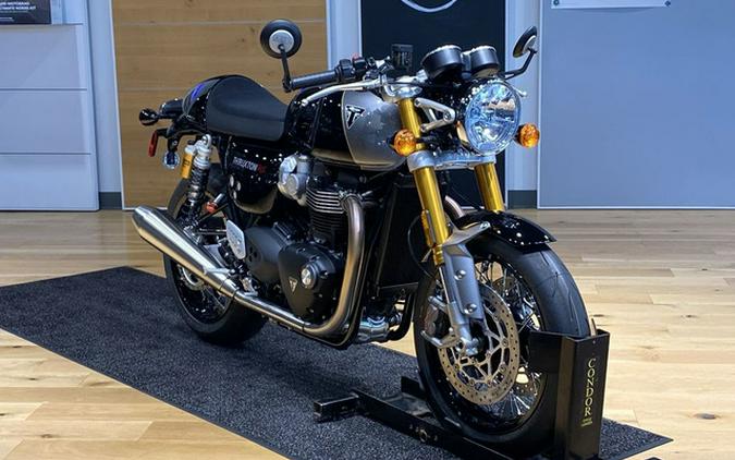 2024 Triumph Thruxton RS Competition Green Silver Ice