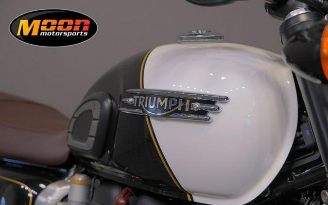 2024 Triumph Bonneville T120 DGR Limited Edition Crystal White/