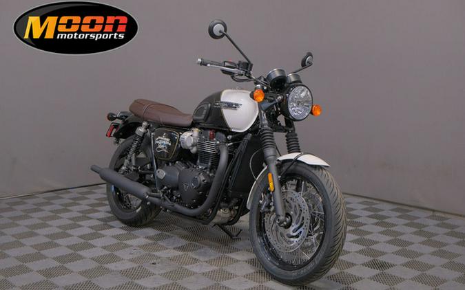 2024 Triumph Bonneville T120 DGR Limited Edition Crystal White/