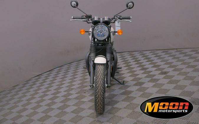 2024 Triumph Bonneville T120 DGR Limited Edition Crystal White/