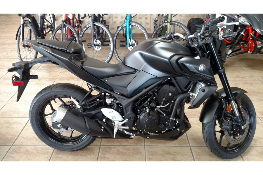 2023 Yamaha MT-03 MATTE STEALTH BLACK