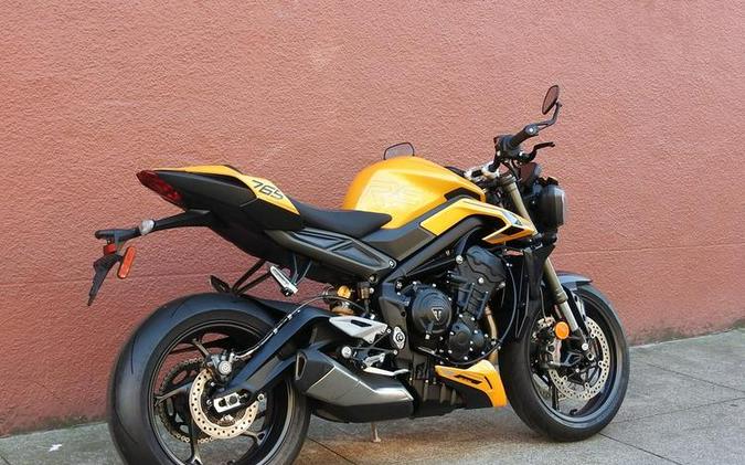 2025 Triumph Street Triple 765 RS Cosmic Yellow