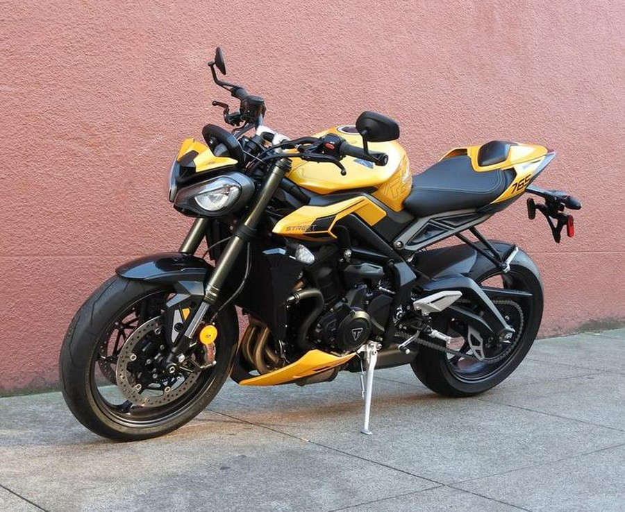 2025 Triumph Street Triple 765 RS Cosmic Yellow
