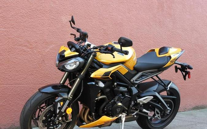 2025 Triumph Street Triple 765 RS Cosmic Yellow