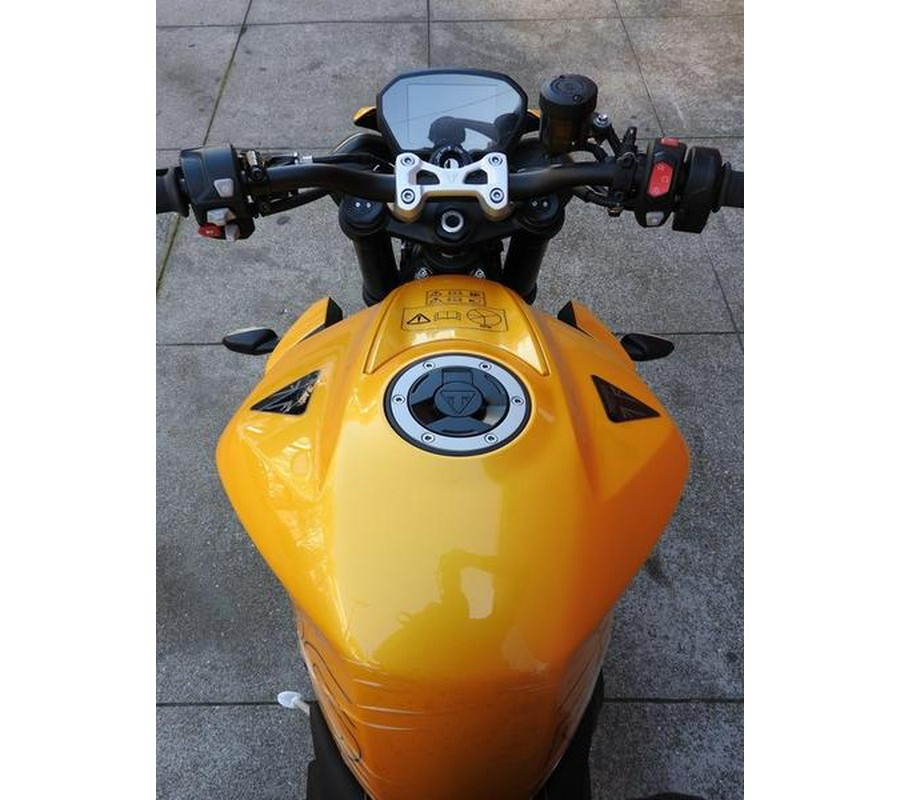 2025 Triumph Street Triple 765 RS Cosmic Yellow