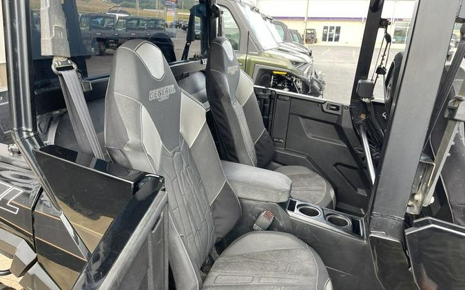 2019 Polaris® General® 4 1000 Ride Command Edition Black Pearl