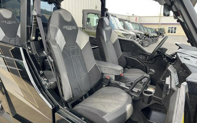 2019 Polaris® General® 4 1000 Ride Command Edition Black Pearl