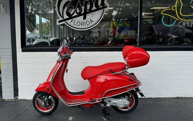 2021 Vespa Primavera 50 Red