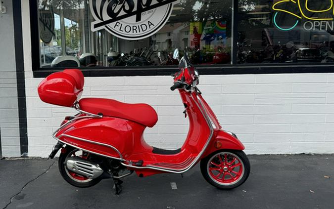 2021 Vespa Primavera 50 Red