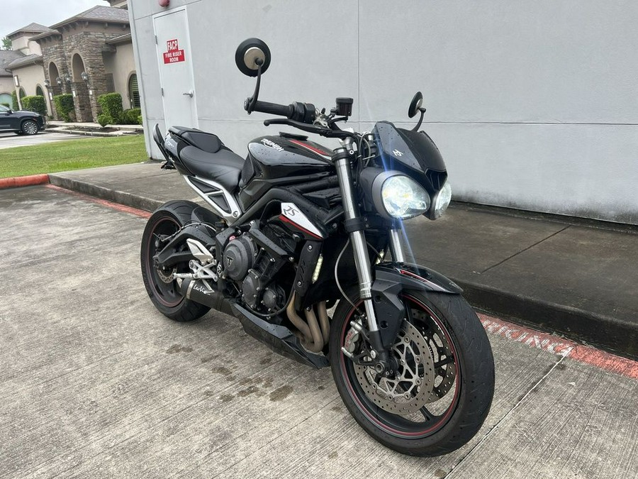 2018 Triumph Street Triple RS Phantom Black