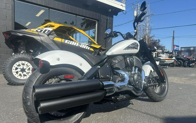 2024 Indian Motorcycle® Chief Bobber ABS Ghost White Metallic Smoke