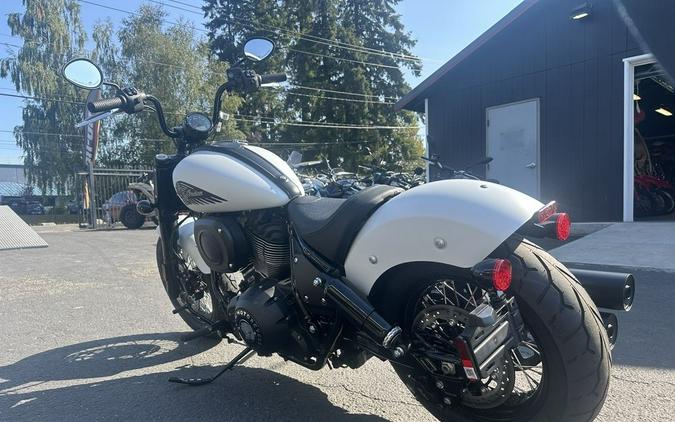 2024 Indian Motorcycle® Chief Bobber ABS Ghost White Metallic Smoke