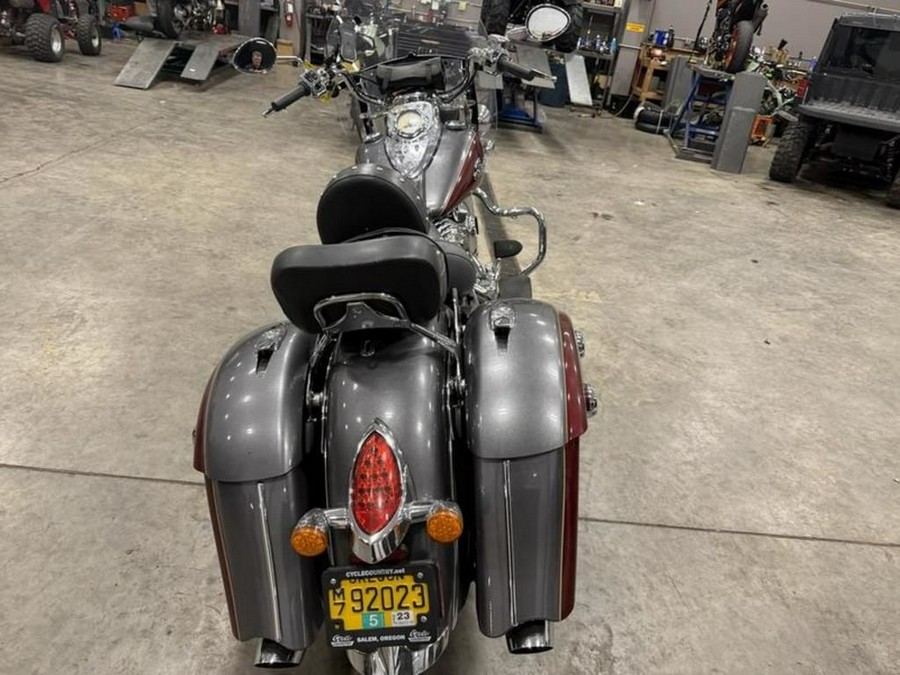 2018 Indian Motorcycle® Springfield® ABS Steel Gray over Burgundy Metallic