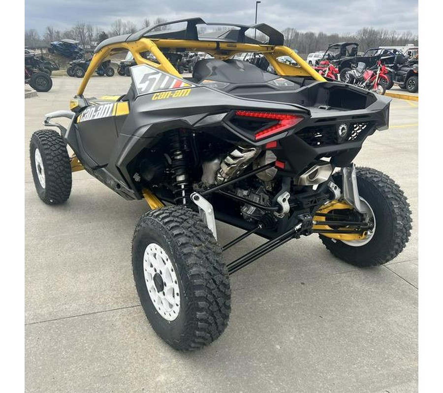 2024 Can-Am® Maverick R X RS with Smart-Shox Carbon Black & Neo Yellow