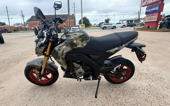2025 Kawasaki Z125 PRO Cypher Camo Beige