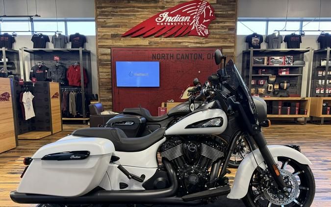 2026 Indian Motorcycle® Springfield ® Dark Horse® Ghost White Metallic Smoke
