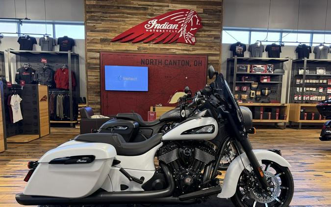 2026 Indian Motorcycle® Springfield ® Dark Horse® Ghost White Metallic Smoke