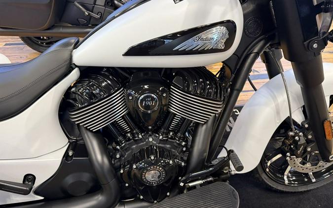 2026 Indian Motorcycle® Springfield ® Dark Horse® Ghost White Metallic Smoke