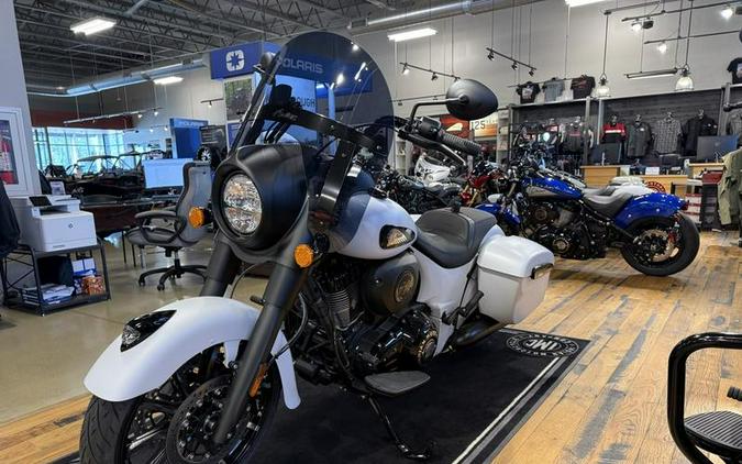 2026 Indian Motorcycle® Springfield ® Dark Horse® Ghost White Metallic Smoke