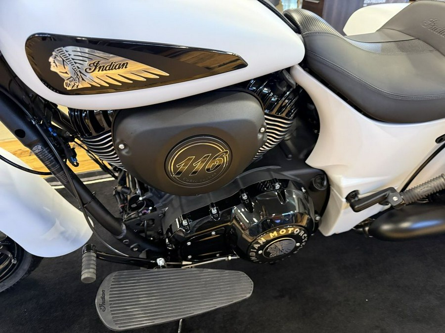 2026 Indian Motorcycle® Springfield ® Dark Horse® Ghost White Metallic Smoke