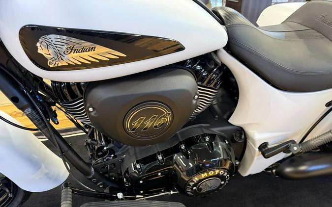 2026 Indian Motorcycle® Springfield ® Dark Horse® Ghost White Metallic Smoke