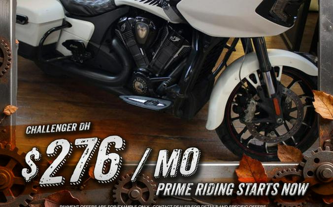 2021 Indian Motorcycle® Challenger® Dark Horse White Smoke