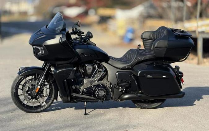 2026 Indian Pursuit Dark Horse 112 W/ Powerband Audio Black Smoke