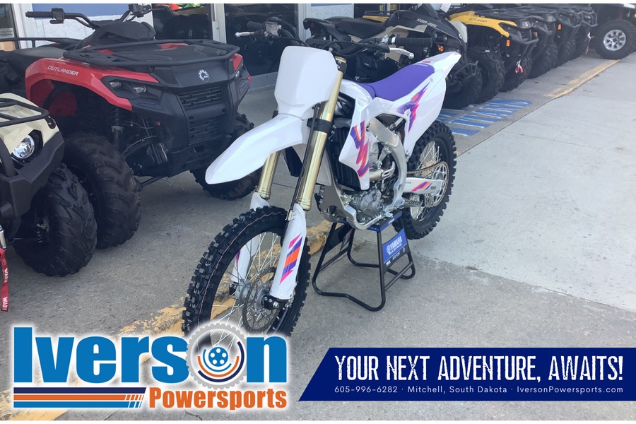 2024 Yamaha YZ450F - Anniversary White