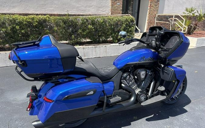 2026 Indian Pursuit Dark Horse 112 W/ Powerband Audio Deep Blue Metallic With Black M