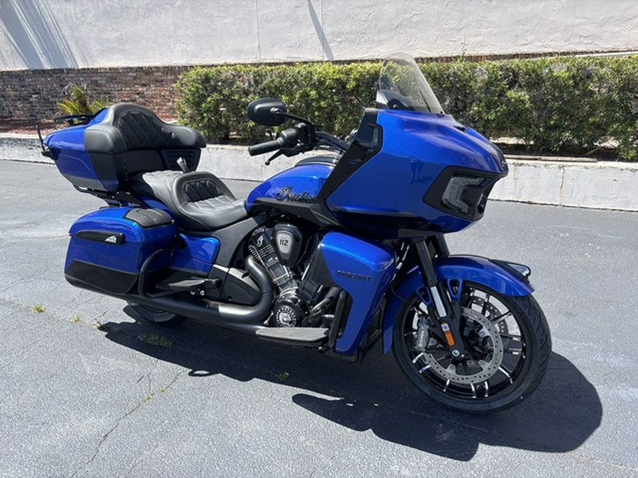 2026 Indian Pursuit Dark Horse 112 W/ Powerband Audio Deep Blue Metallic With Black M