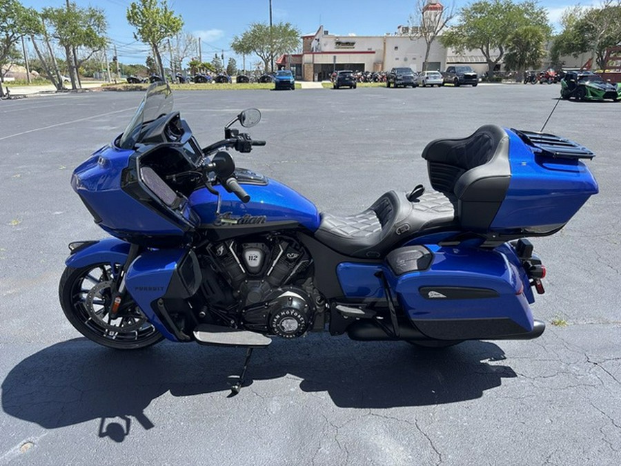2026 Indian Pursuit Dark Horse 112 W/ Powerband Audio Deep Blue Metallic With Black M