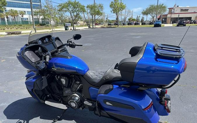 2026 Indian Pursuit Dark Horse 112 W/ Powerband Audio Deep Blue Metallic With Black M